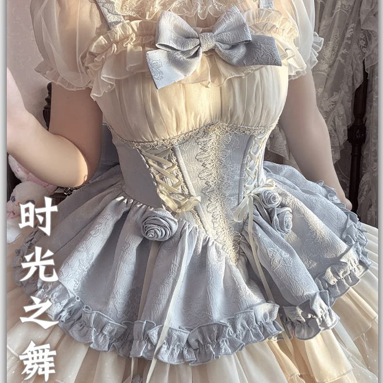 Dance of Time 3.0" Zhijinyuan Lolita original Lolita cute fresh dog short ballet lo