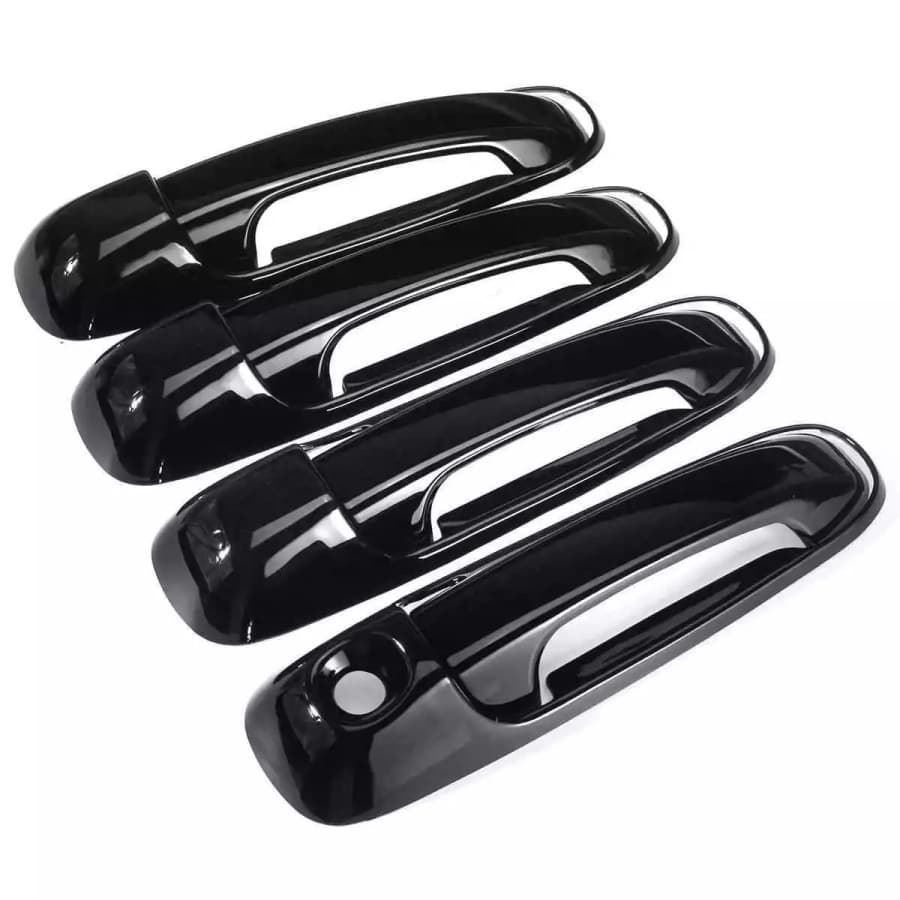 Compatible with 02-08 Dodge RAM 1500 Gloss Black Handle Cover Door Handle Cover JEEP Multi-Vehicle Universal