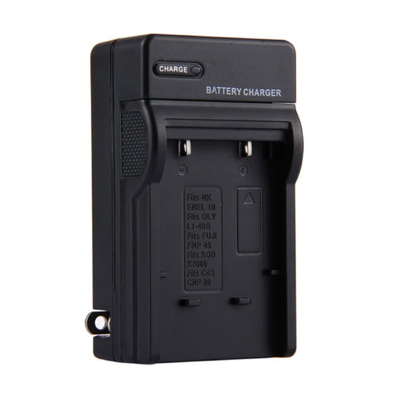 Compatible with Sony, Canon, Nikon, Fuji, Olympus, Samsung, Casio, Panasonic series camera battery charger
