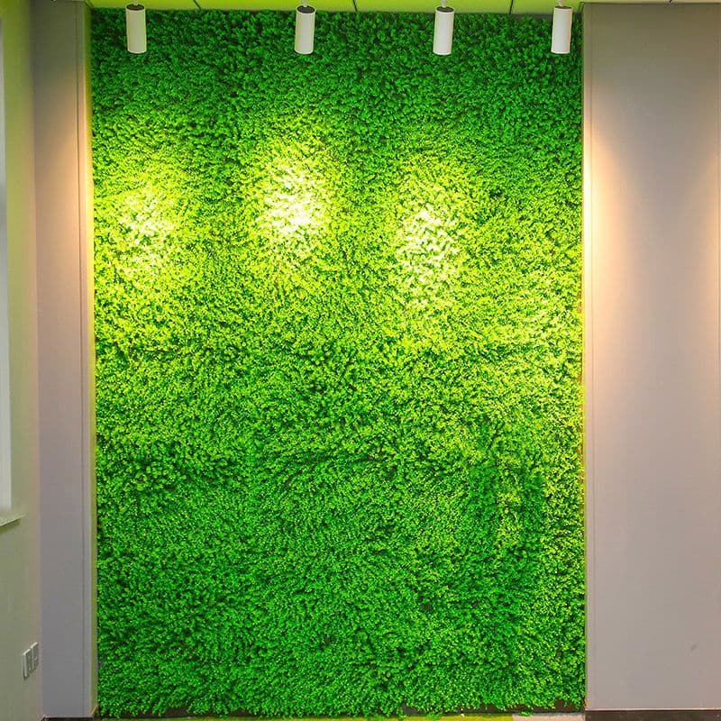 Artificial Plant Wall Green Wall Eucalyptus Backdrop Wall Plastic Fake Grass Storefront Indoor Shop Signage Plant Flower Wall