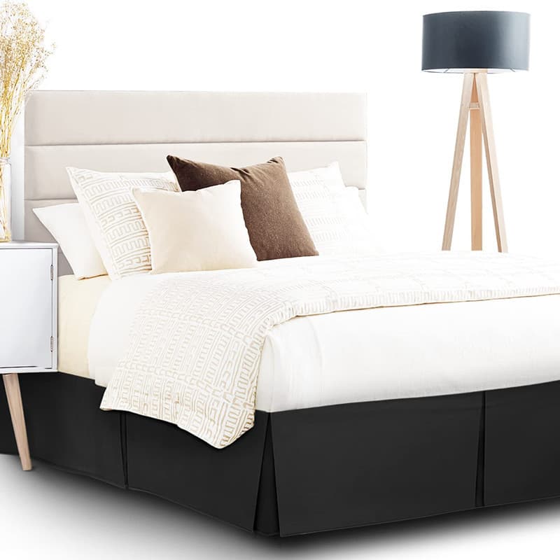 Amazon Basics Bed Skirt Simple Hotel Bed Cover Single Piece Bedding Export Lightweight Microfiber Fabric