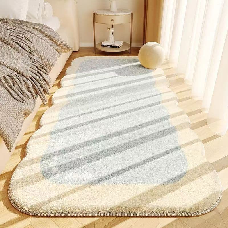 Thick plush carpet, bedroom bedside blanket, princess room, internet celebrity girl's cloakroom photo taking, blanket floor mat