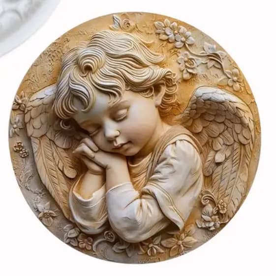 Angel Silicone Mold for Mousse Cake, Cookie, Resin Casting, Home 3D Indoor Decoration 18232