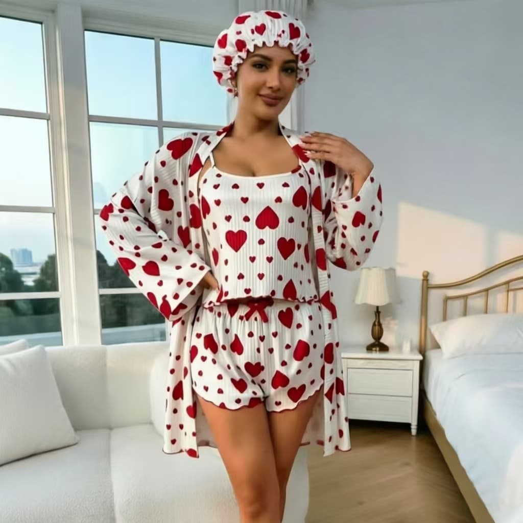 Cross-border Europe and America Tie Homewear Robe Bathrobe Sexy Lingerie Comfortable Pajamas Plus Size Nightgown Women Summer Wholesale