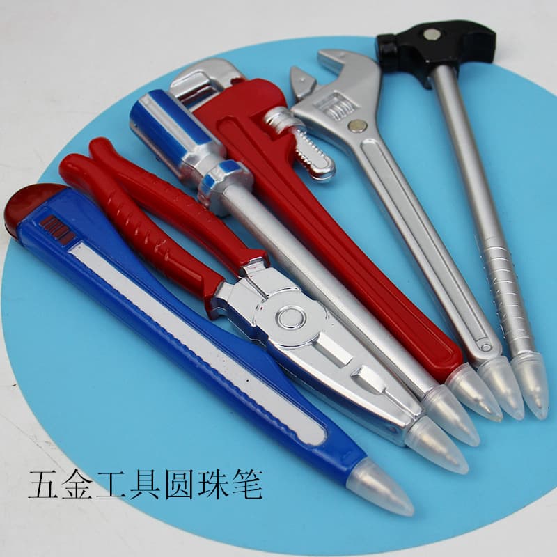 Creative Stationery Personalized Pen Hardware Tool Ballpoint Pen Black Student Learning Cultural Supplies Prize Gift Pen