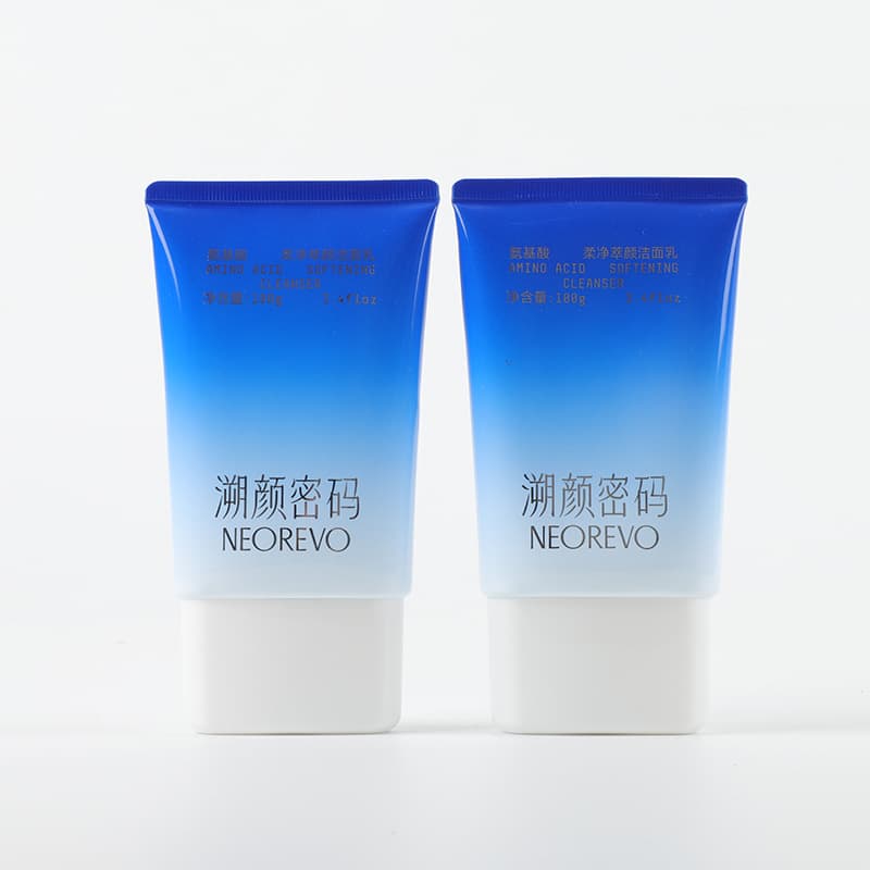 In-stock PE plastic cosmetic cleansing tubes, sunscreen soft tube refill bottles, facial cleanser, body lotion bottles
