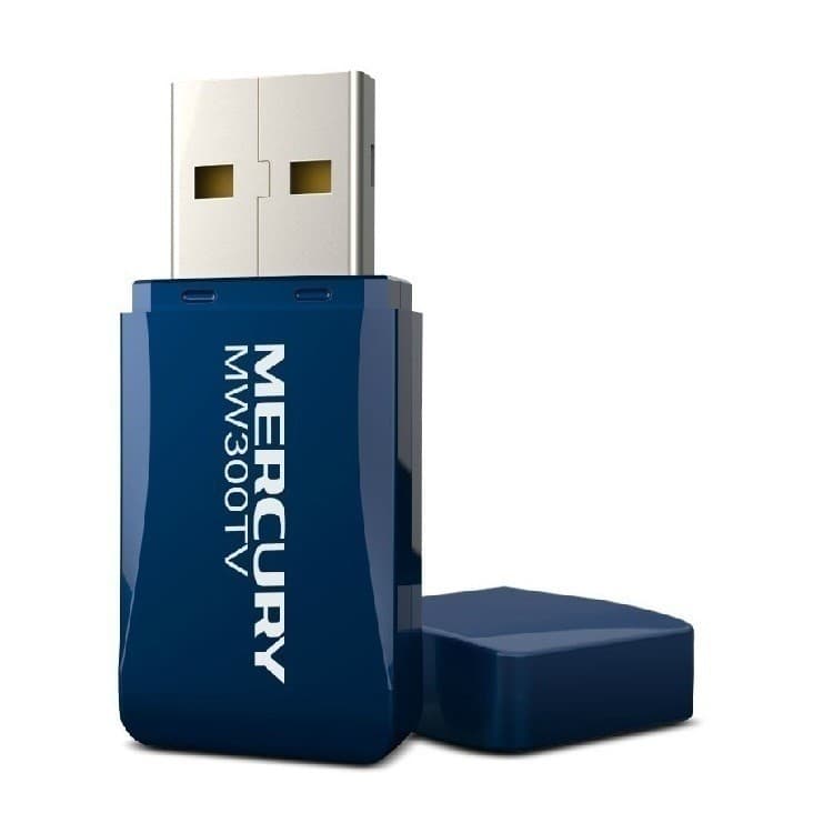 Mercury MW300UM Wireless Network Card Desktop External Receiver WiFi Supports IPTV Network TV