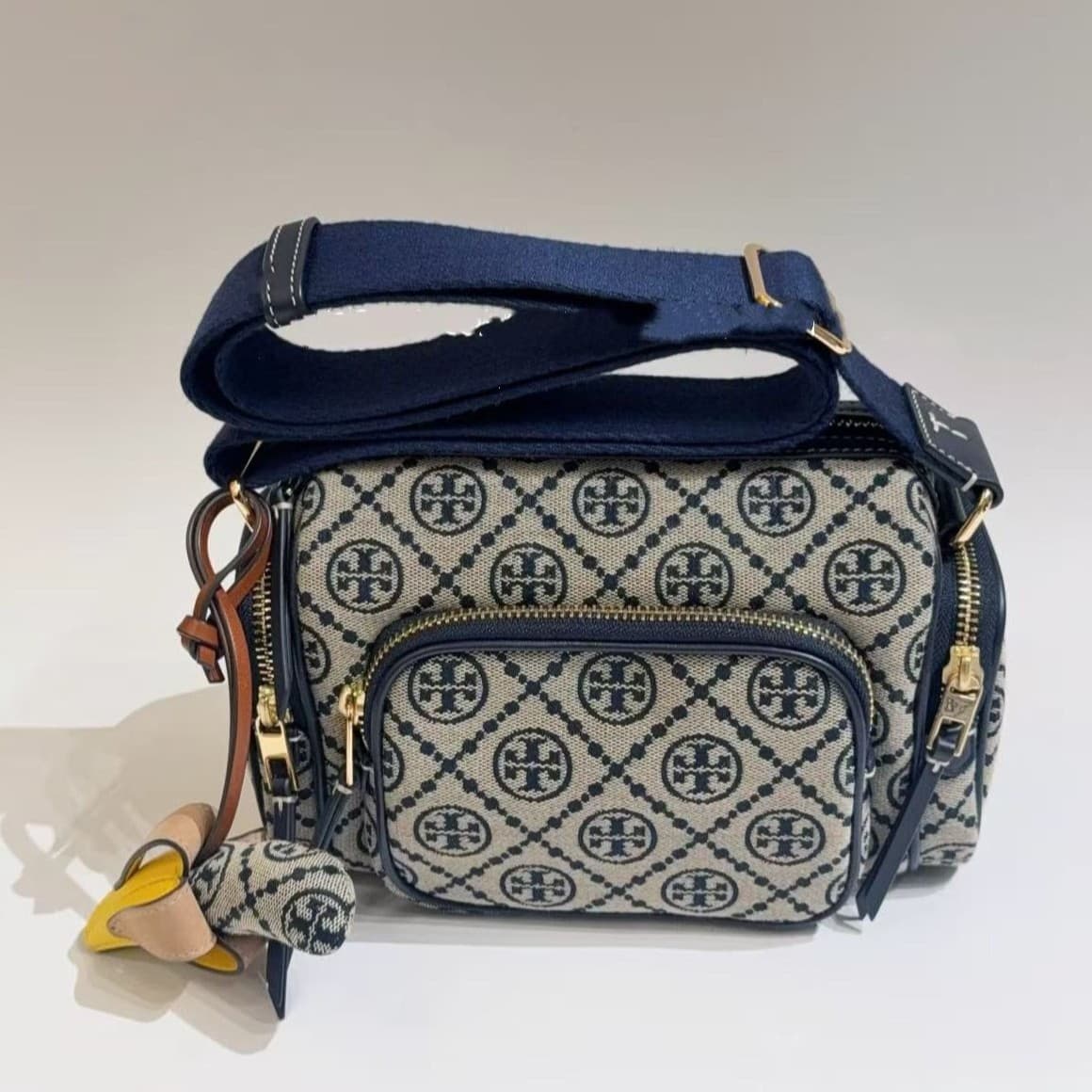 New European and American TB Mellow Monogram Camera Bag Box Bag Casual Fashion Shoulder Crossbody Women's Bag
