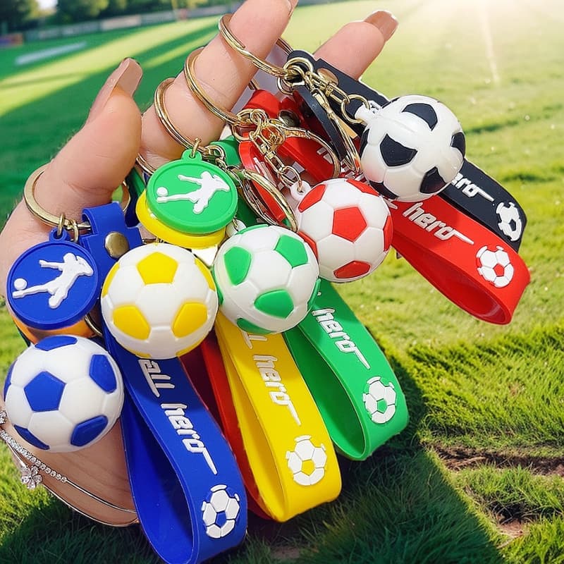 World Cup football keychain bag pendant souvenir for boys fans car small gift pendant graduation season