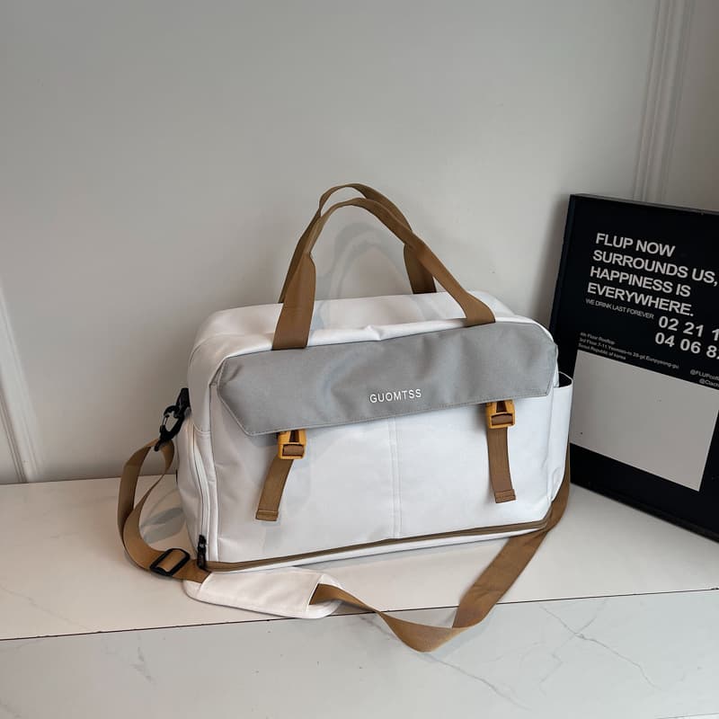 Travel Bag, Sports Outdoor Yoga Fitness Bag, Dry and Wet Separation Storage Bag, Simple and Stylish Business Trip Shoulder Crossbody Bag