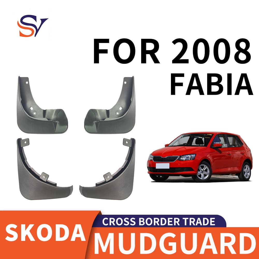 Suitable for 2008 Skoda FABIA car tires PP material front and rear soft rubber material mudguards