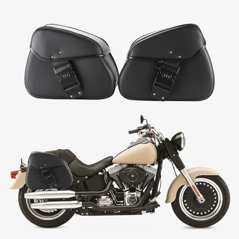Vintage Motorcycle Saddlebag Waterproof Universal for Motorcycles and Electric Scooters