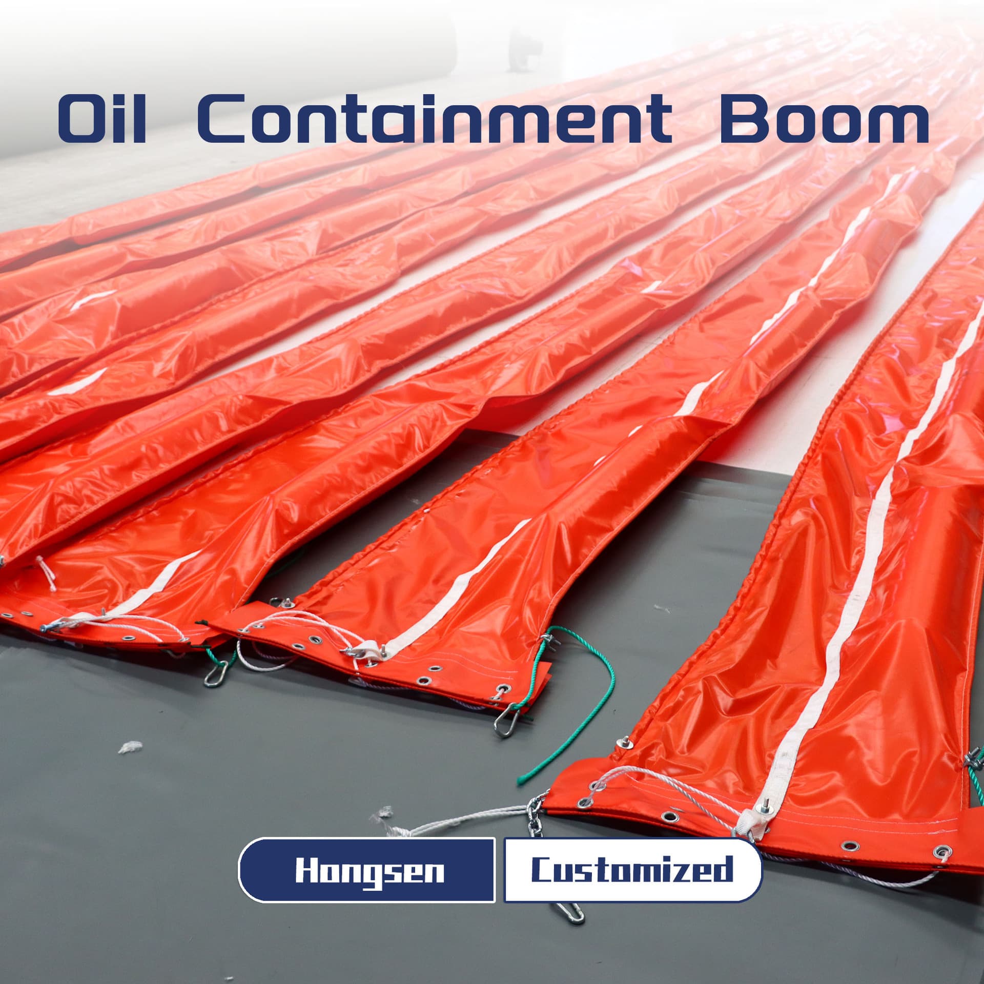Oil Containment Boom (Solid Float Type) Emergency Spill Barrier Shield