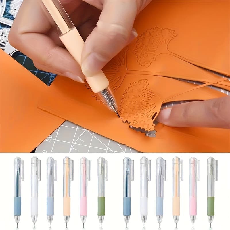 2026 New Cross-Border Dropshipping: 6-Piece/Set or 12-Piece/2-Set Craft Knives and Pens (Cross-Border)