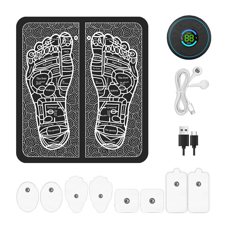 Smart Remote Foot Pad EMS Foot Pulse Massager Microcurrent Foot Massage Mat