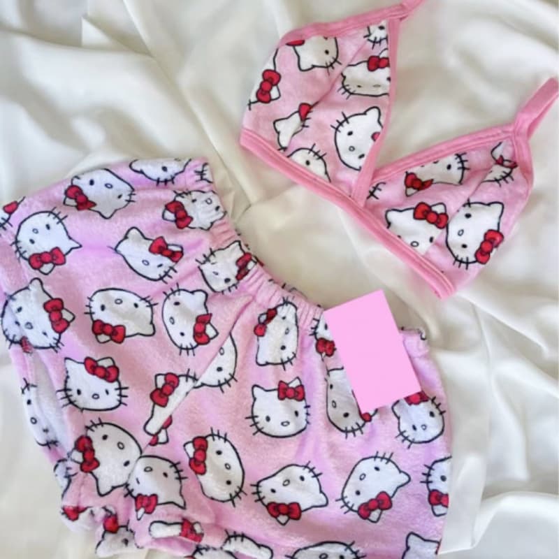 Europe and America Amazon Hot Selling Women's Pajamas Vest Leopard Print Shorts Outwear Casual Homewear Two-Piece Set Pajamas