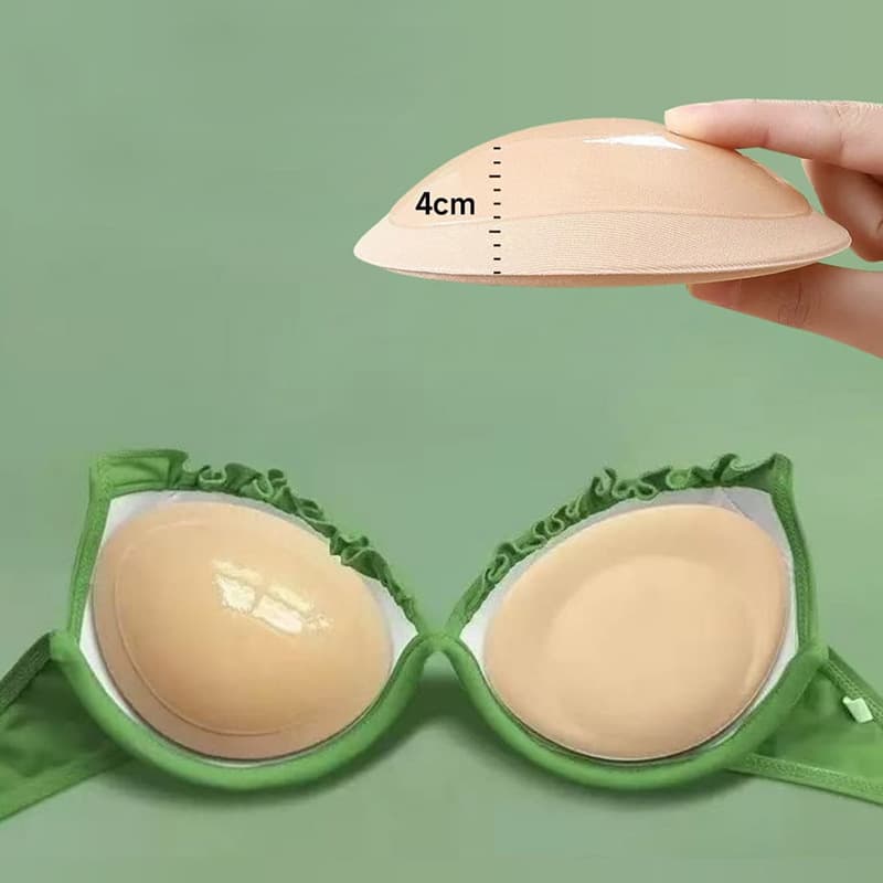 Self-Adhesive Thickened Chest Pad Sponge Insert for Bras Swimwear Anti-Slip Push-Up Enhancer Lining Breast Petals