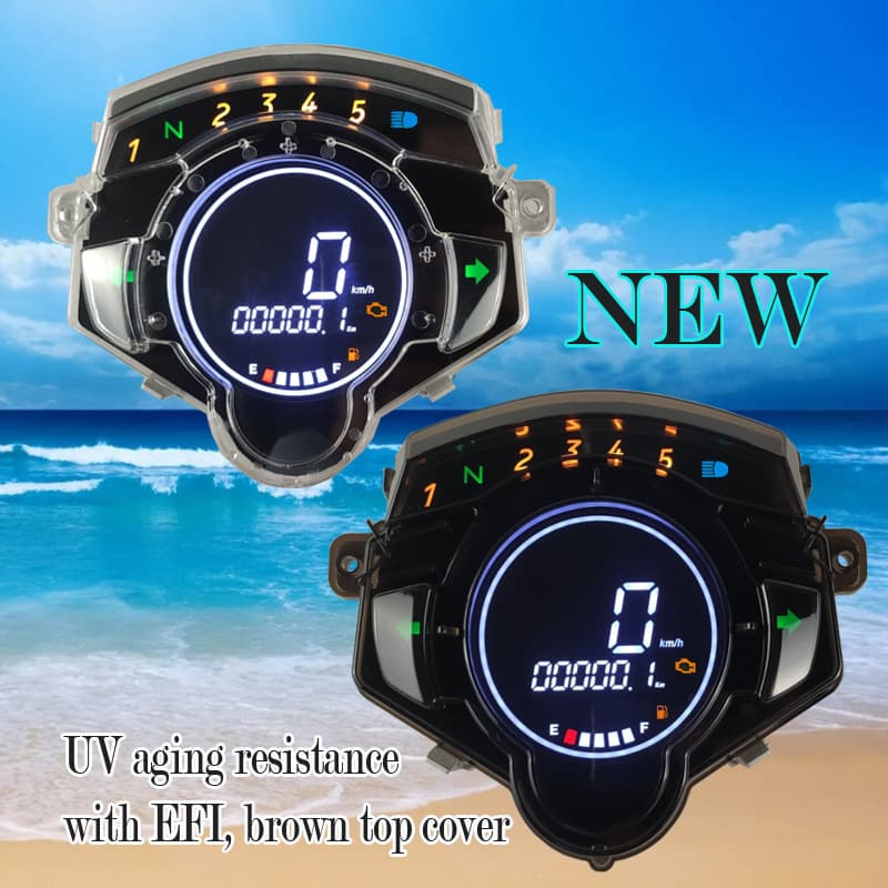 LC135 women's motorcycle digital instrument cluster Mexico ITALIKA at110rt odometer modification