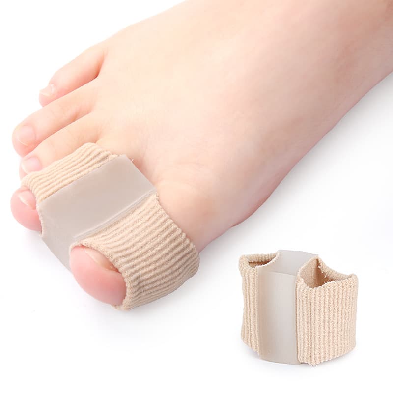 Cross-border Toe Separator for Bunion, Big Toe Bone Overlap Separator, Unisex Fiber Double-Hole Sleeve Orthosis