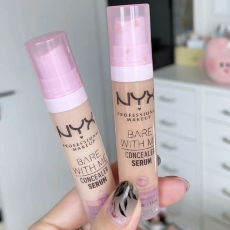 NYX Same Style Powder Cover Essence Concealer BARE WITH ME Moisturizing and Nourishing Dark Circles Concealer