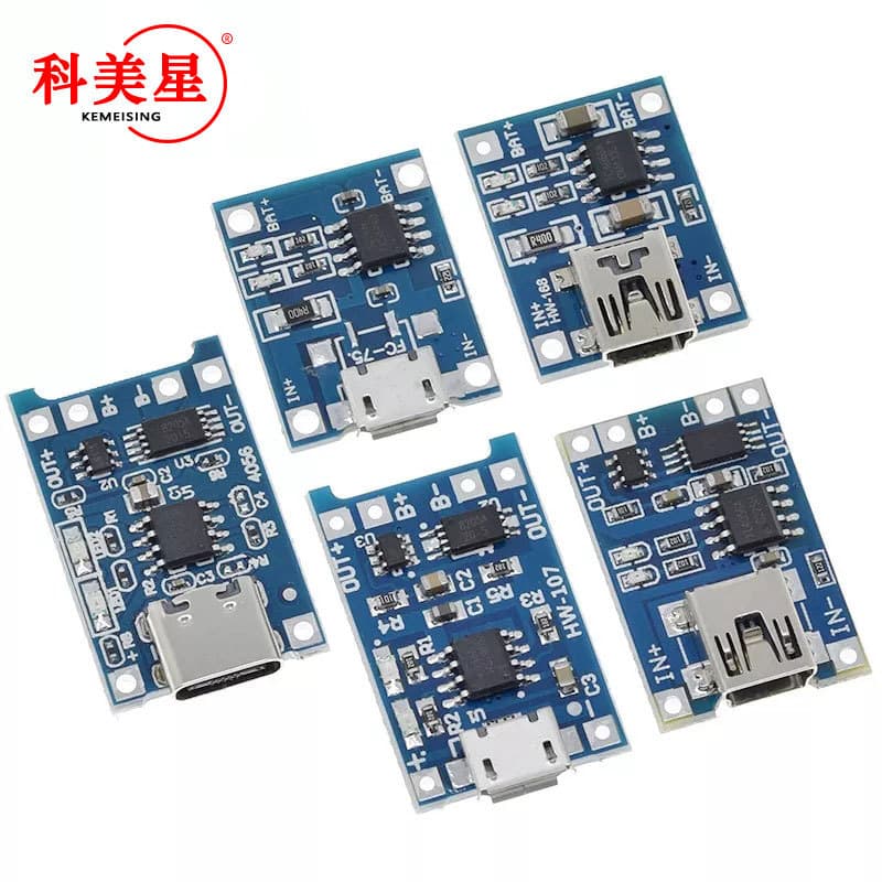 TP4056|18650 Lithium Battery 3.7V 3.6V 4.2V Charging Board 1A Overcharge Overdischarge Protection