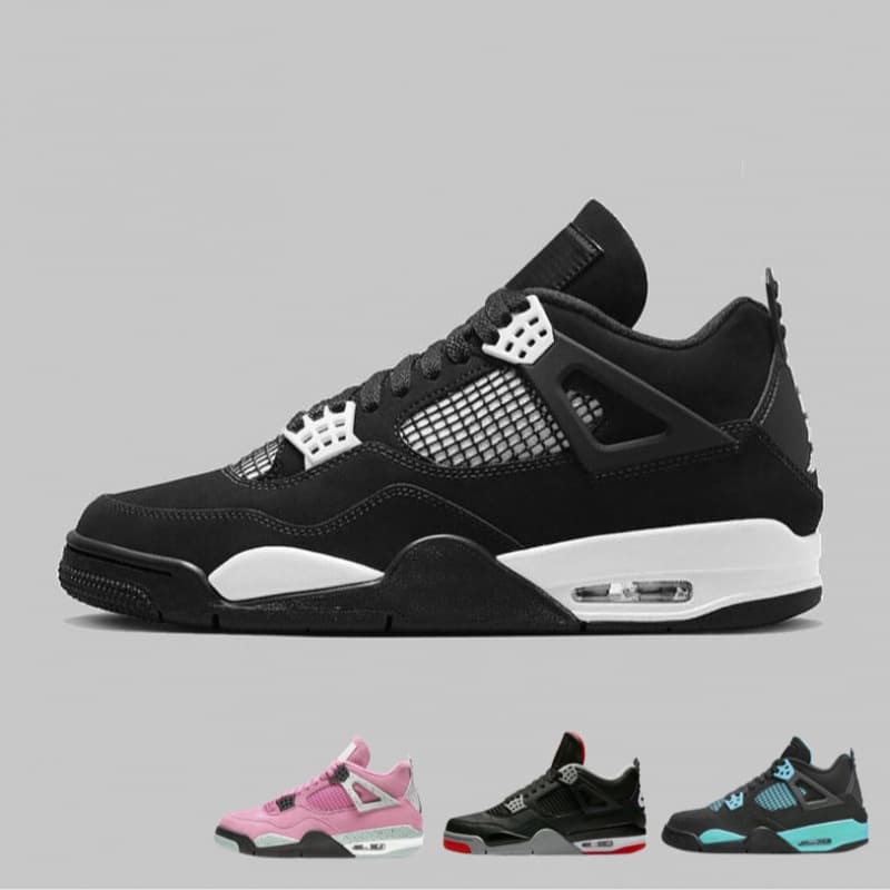 [VIP] Men Women 4S IV Unisex Basketball Shoes Sport Sneaker
