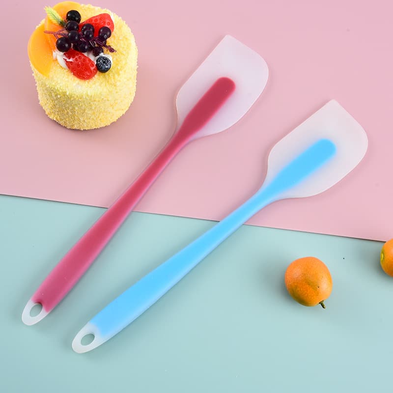 In Stock Silicone Semi-Permeable Large Spatula Cake Cream Butter Spatula Baking Mixing Spatula DIY Cake Tools