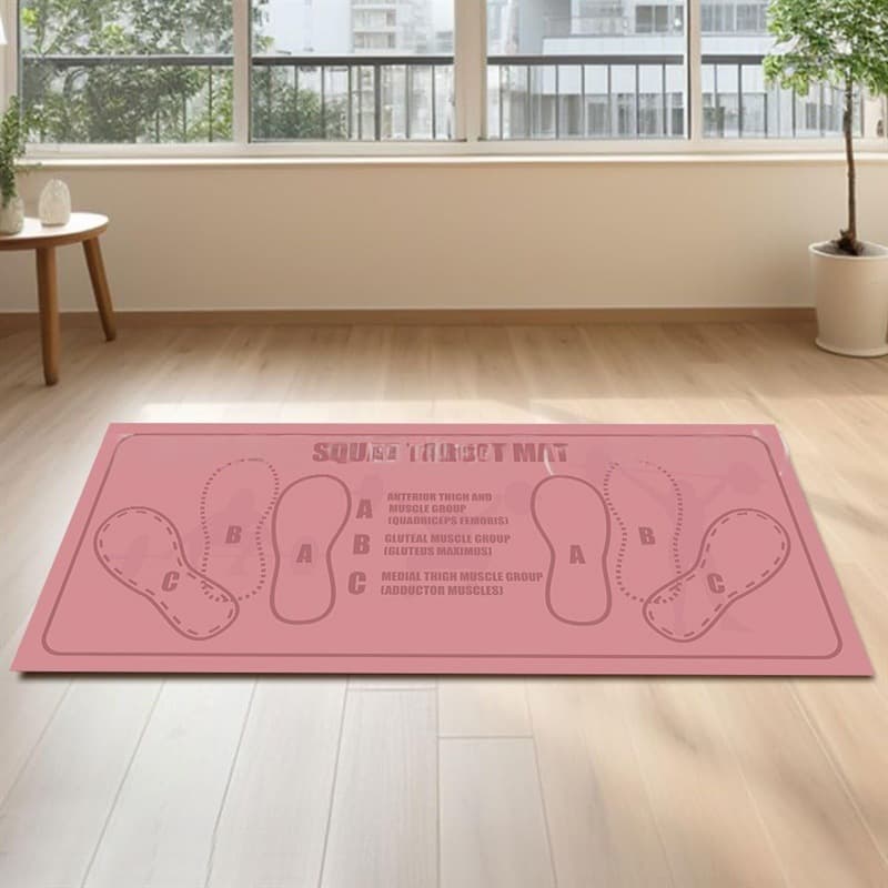 Cross-border TEMU squat mat fitness squat step auxiliary practice push-ups exercise home beginners foot mat