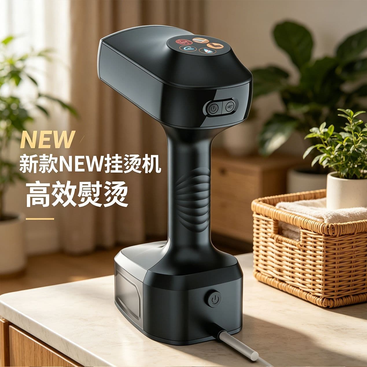 New Cross-Border Handheld Garment Steamer, Dual-Purpose Wet and Dry High-Power Electric Iron, Handheld Steam, Portable Vertical Steam Brush