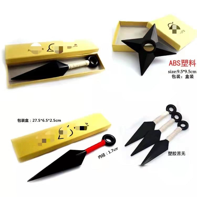 Anime Weapon Wholesale - Ninja Plastic Cosplay Props Kunai Shuriken Dart Naruto Kakashi Weapons