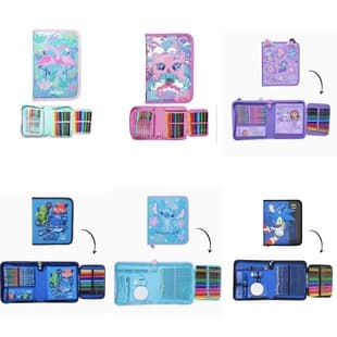 Australian Smiggle Stationery Set (Includes Exquisite Stationery) Large Capacity Pencil Case for Primary and Secondary School Students and Children