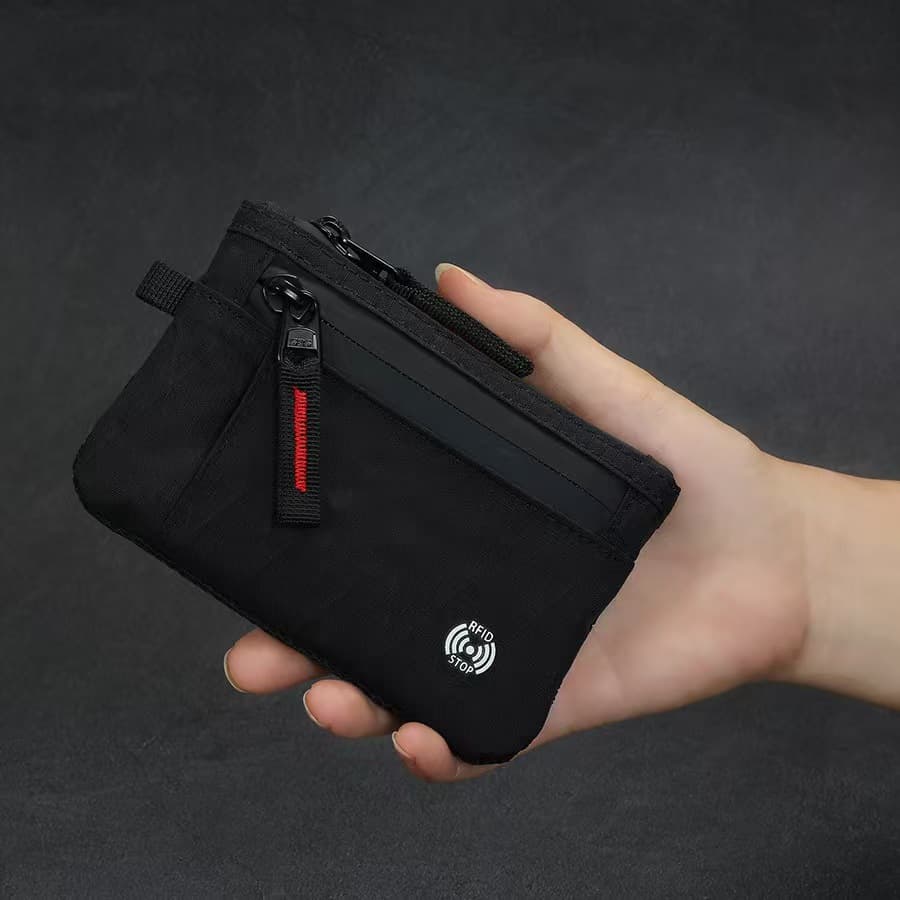 Amazon Cross-Border RFID Coin Purse Anti-Theft Card Holder X-Pac Mini Travel Wallet Key Bag