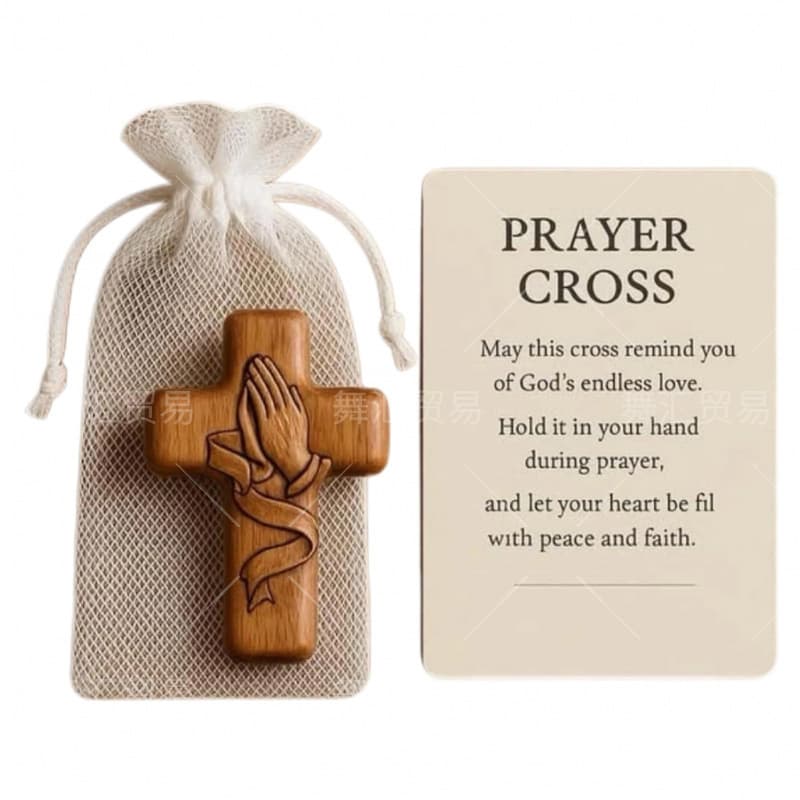 The popular cross-border Prayer Cross Gift is a silent hug cross gift of faith.