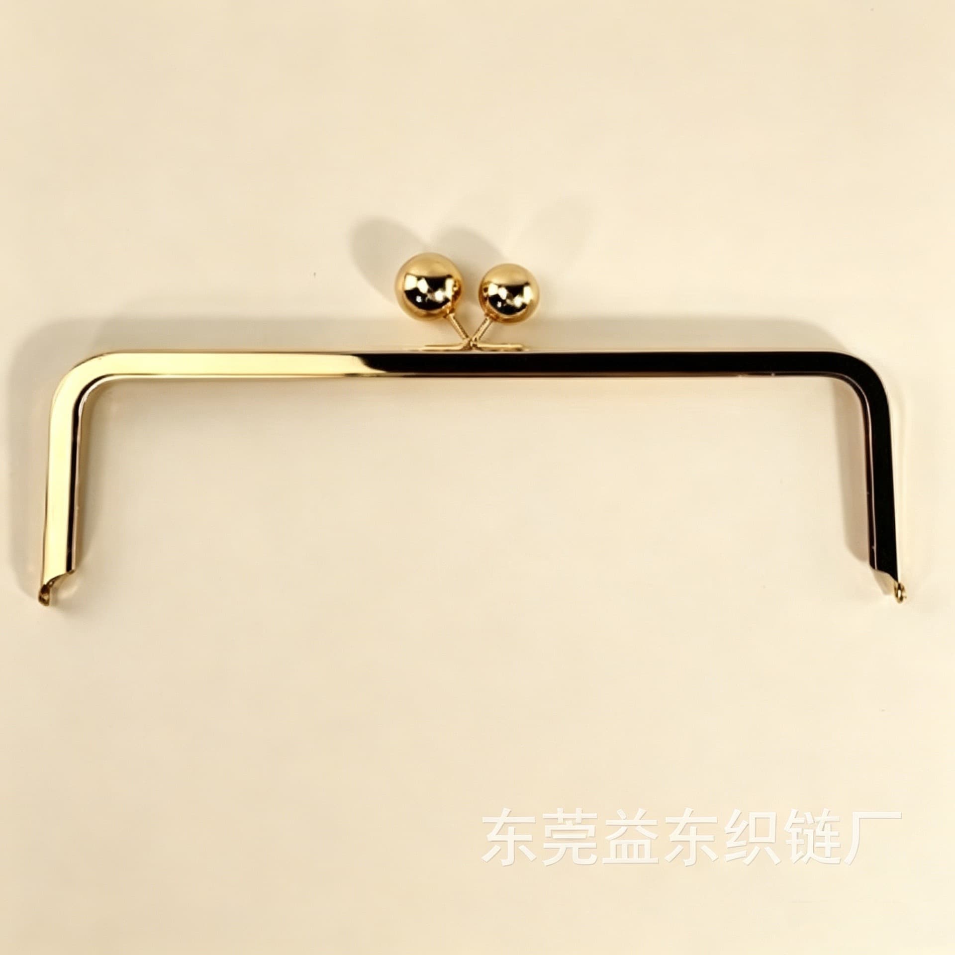 180*50mm Light Gold Bag Hardware Accessories Metal Clasp Frame Purse Hardware Bag Handbag Hinge