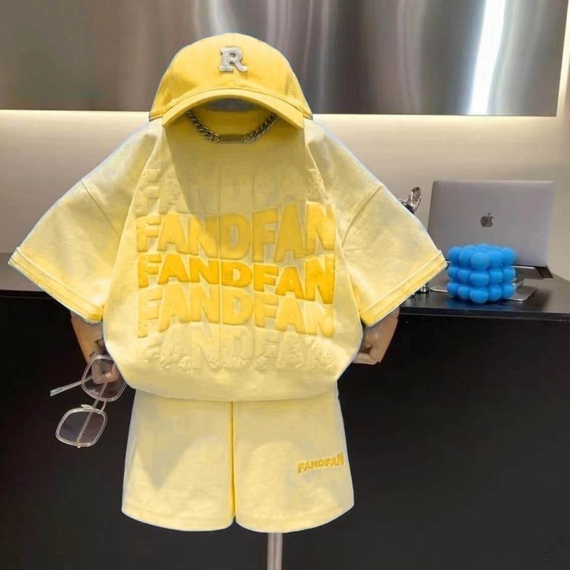 Children's Set Summer 2026 New Boys' Short-Sleeve Two-Piece Set Toddler Kids Summer Shorts Cotton T-Shirt