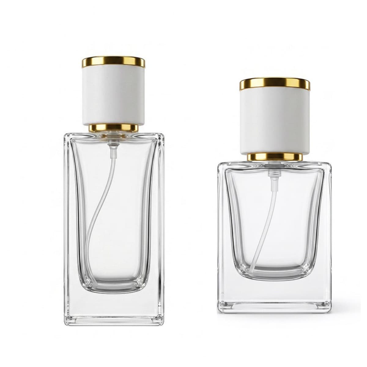 High-end perfume bottle 30/50ML glass perfume bottle, travel bottle, cosmetic bottle, screw mouth spray bottle