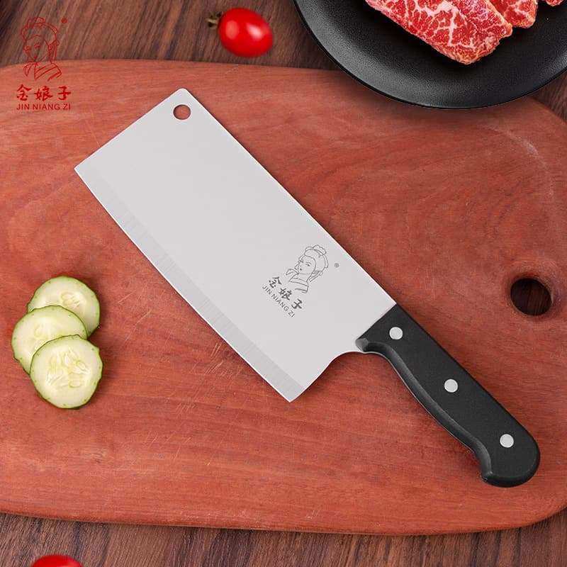 Yangjiang Factory Household Kitchen Traditional Chinese Chef Knife Lightweight Meat Cutting Knife for Women Wholesale