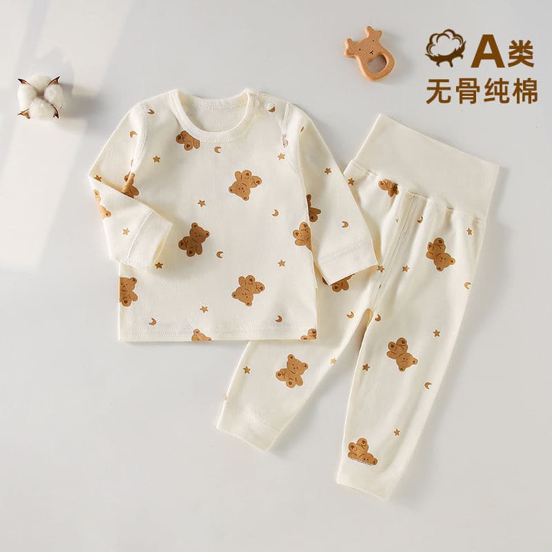 Baby Cotton Pajama Set for Children, Autumn Wholesale from Anyang