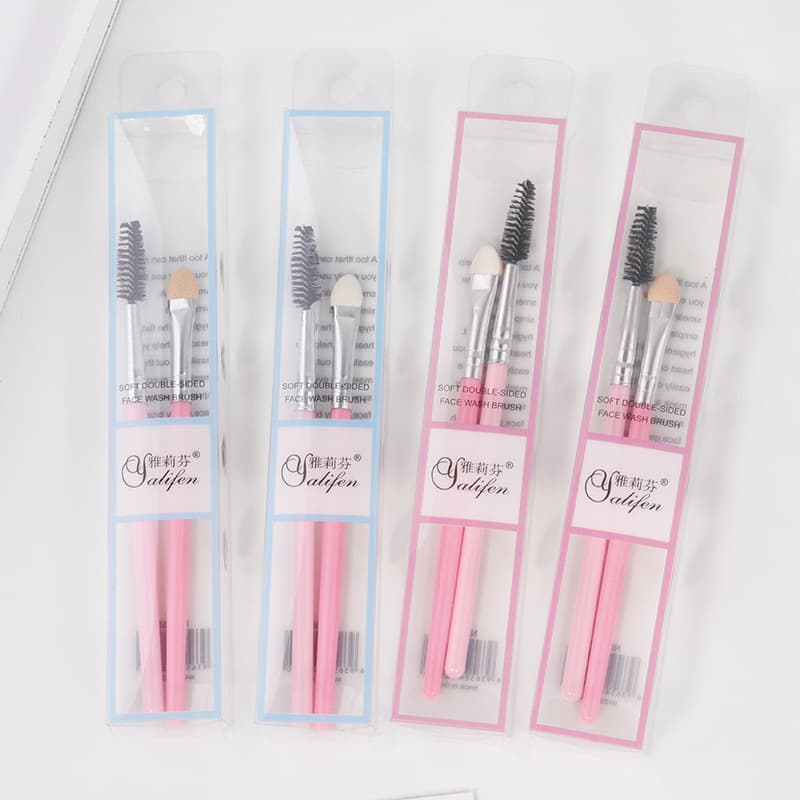 Portable Pink Long Handle Disposable False Eyelash Brush Lip Brush Beauty Makeup Tool Creative Innovation Personal Hygiene