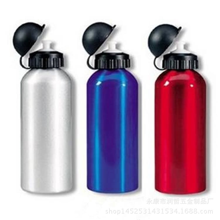 Directly supplied from the manufacturer, aluminum sports kettles, cute printed sports kettles with lids and spouts for children and students.