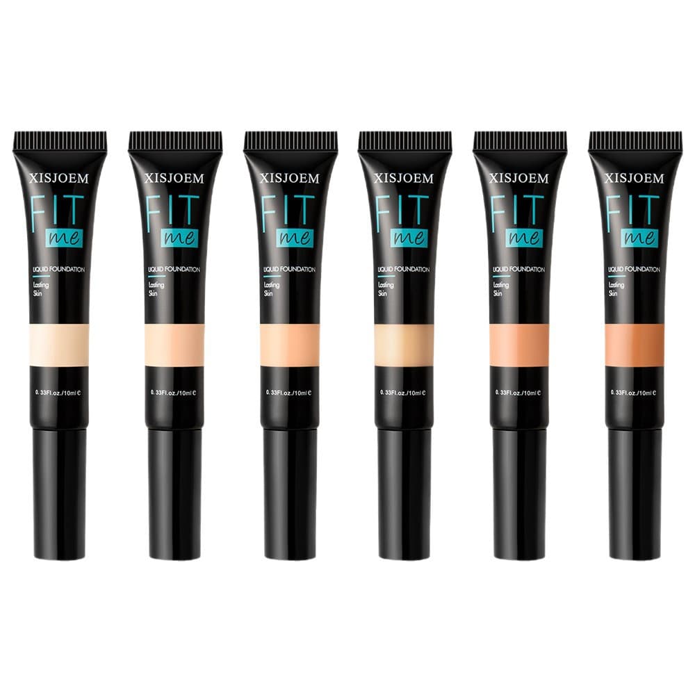 Cross-border Exclusive Liquid Foundation Long-lasting Waterproof Non-transfer Sponge Tip Concealer Makeup Cosmetic Concealer Brightening Liquid