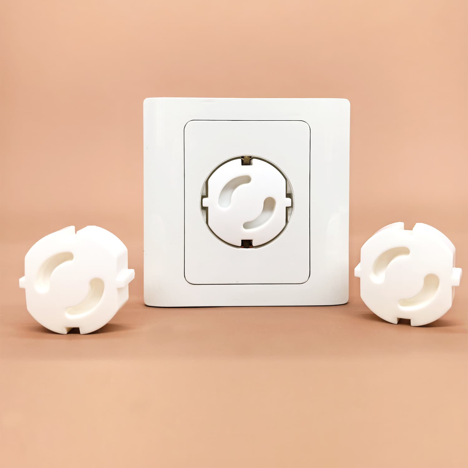 European Style Korean Russian Anti-Shock Child Power Outlet Cover, Infant Home Socket Protector