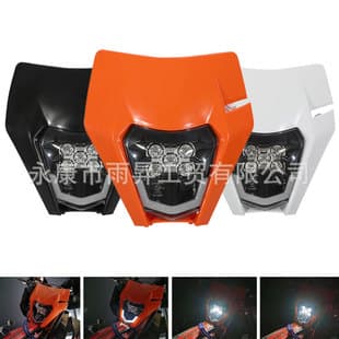 Compatible with Huayang Keweisi Hengjian KTM Kaixi Universal Modification Ghost Face Front Headlight LED Daytime Running Light Assembly