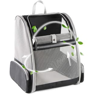 Breathable Mesh Pet Backpack, Large Capacity, Portable, Foldable, Universal Travel Pet Backpack