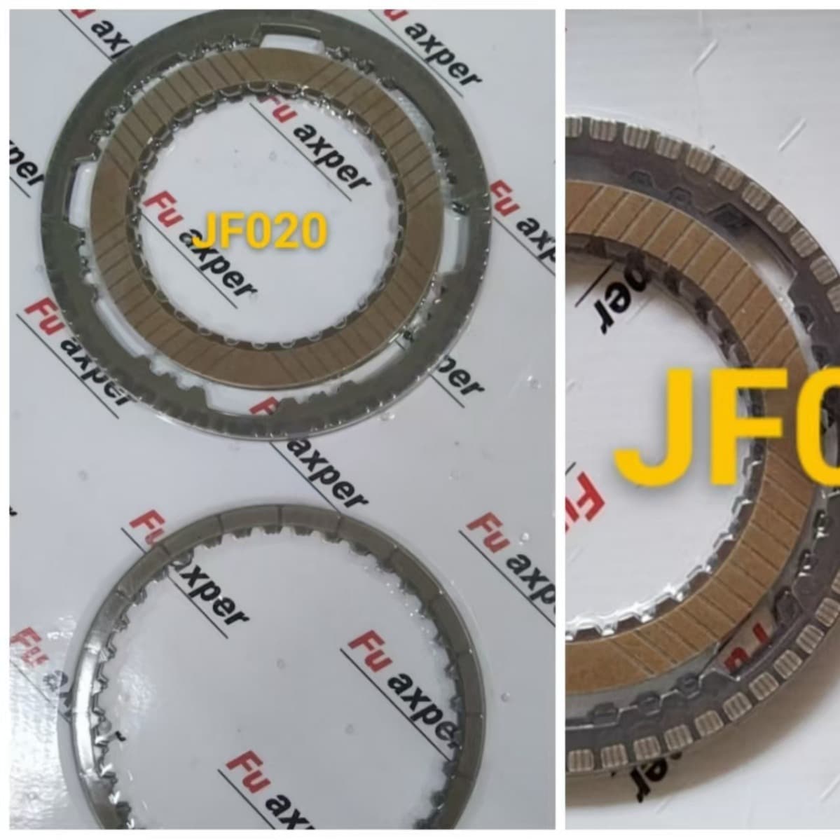 JF015 and JF020 are suitable for clutch disc friction plates in the automatic transmissions of Nissan Tiida and Sunny Sylphy.