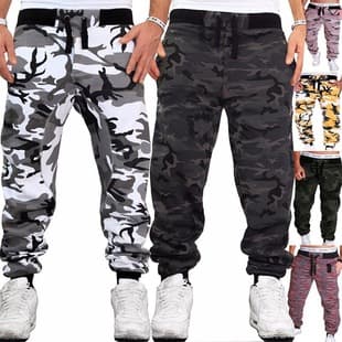 In Stock European American Cross-border New Hip Hop Men's Casual Pants Cotton Long Pants Fashion Urban Loose Mid-rise Pants
