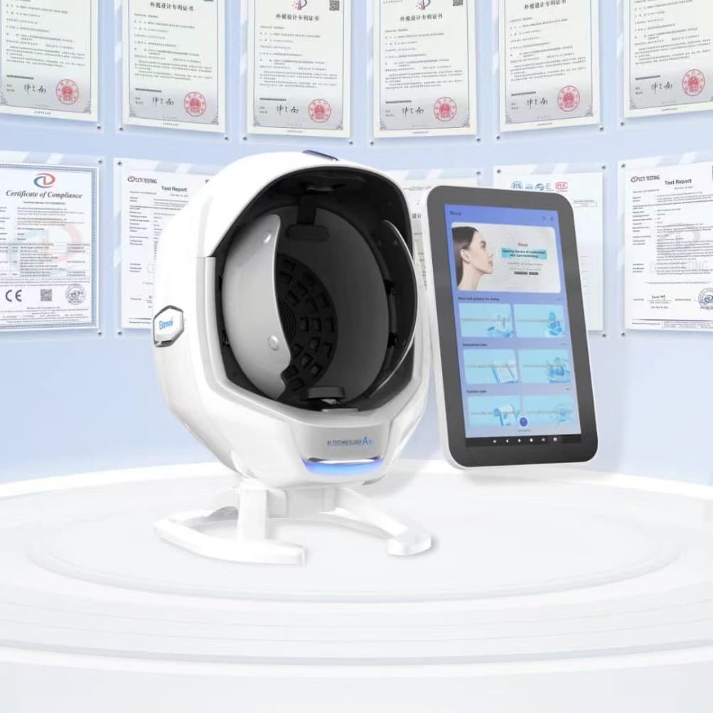 Moji A5 AI Smart Skin Analyzer Facial Mirror Skin Analysis Intelligent Imaging Device Spectral Analyzer