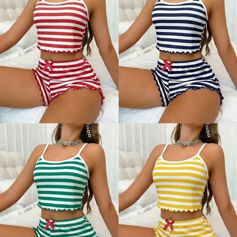 New cross-border foreign trade hot-selling Shein women's pajamas, pajama sourcing from factory wholesale customization