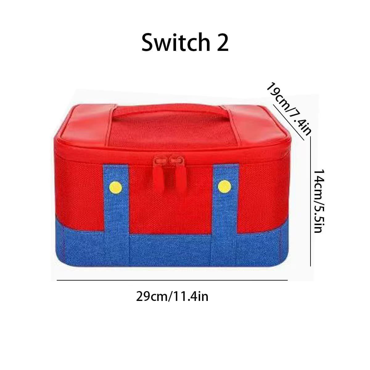 SWITCH 2 Gaming Console Carrying Case, Shockproof Pressure-Resistant Digital Shoulder Bag Storage Box