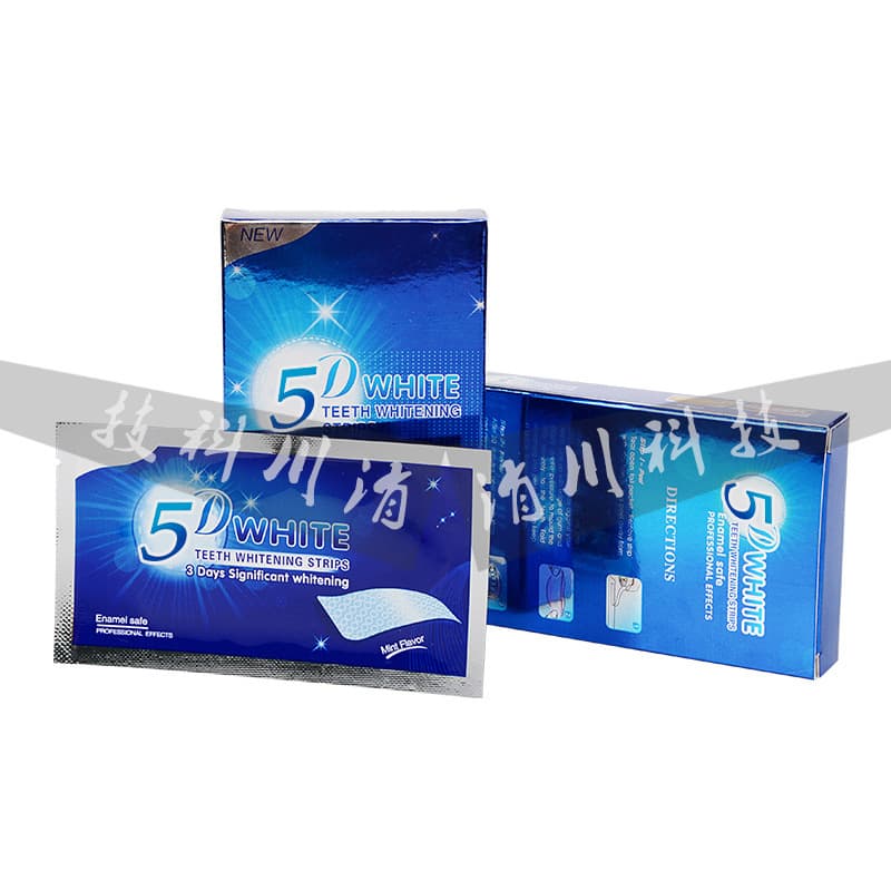 5D White Teeth Whitening Strips - Whitening Tooth Strips for Beauty - Remove Yellow and Stains
